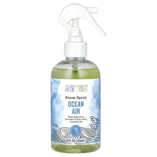 <img alt="Aura Cacia, Room Spray, Ocean Air, 8 fl oz (236 ml)" title="Aura Cacia, Room Spray, Ocean Air, 8 fl oz (236 ml),051381921873"