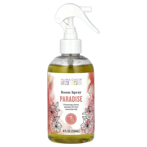 <img alt="Aura Cacia, Room Spray, Paradise, 8 fl oz (236 ml)" title="Aura Cacia, Room Spray, Paradise, 8 fl oz (236 ml),051381921866"