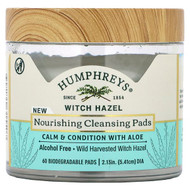<img alt="Humphreys, Witch Hazel, Nourishing Cleansing Pads, Alcohol Free, 60 Biodegradable Pads" title="Humphreys, Witch Hazel, Nourishing Cleansing Pads, Alcohol Free, 60 Biodegradable Pads,302190315507"