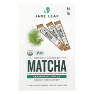 <img alt="Jade Leaf Matcha, Organic Japanese Matcha, 7 Packets, 0.04 oz (1 g) Each" title="Jade Leaf Matcha, Organic Japanese Matcha, 7 Packets, 0.04 oz (1 g) Each,853371006443"