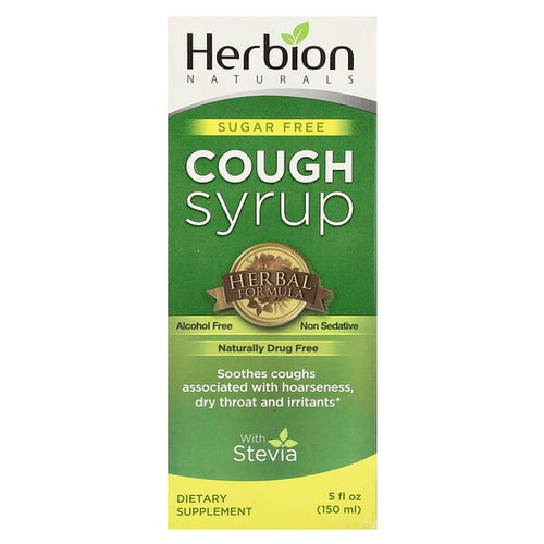 <img alt="Herbion Naturals, Sugar Free Cough Syrup with Stevia, Alcohol Free , 5 fl oz (150 ml)" title="Herbion Naturals, Sugar Free Cough Syrup with Stevia, Alcohol Free , 5 fl oz (150 ml),040232174988"