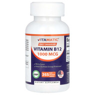<img alt="Vitamatic, Vitamin B12, Berry, 1,000 mcg, 365 Fast Dissolve Tablets" title="Vitamatic, Vitamin B12, Berry, 1,000 mcg, 365 Fast Dissolve Tablets,810078473107"