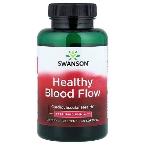 <img alt="Swanson Vitamins, Healthy Blood Flow, 60 Softgels" title="Swanson Vitamins, Healthy Blood Flow, 60 Softgels,087614118543"