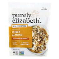 <img alt="Purely Elizabeth, Ancient Grain Granola With Probiotics, Honey Almond, 8 oz (227 g)" title="Purely Elizabeth, Ancient Grain Granola With Probiotics, Honey Almond, 8 oz (227 g),810589031094"
