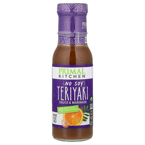 <img alt="Primal Kitchen, No Soy Teriyaki Sauce & Marinade, 8.5 oz (241 g)" title="Primal Kitchen, No Soy Teriyaki Sauce & Marinade, 8.5 oz (241 g),855232007408"