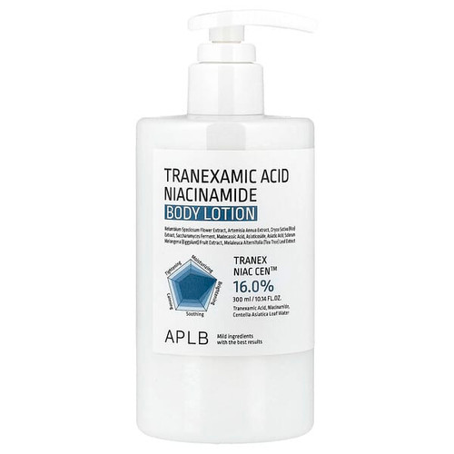 <img alt="APLB, Tranexamic Acid Niacinamide Body Lotion, 10.14 fl oz (300 ml)" title="APLB, Tranexamic Acid Niacinamide Body Lotion, 10.14 fl oz (300 ml),8809874685175"