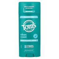 <img alt="Toms of Maine, Aluminum Free Deodorant, Clean Coast, 3.25 oz (92 g)" title="Toms of Maine, Aluminum Free Deodorant, Clean Coast, 3.25 oz (92 g),827854005926"