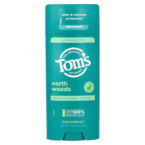 <img alt="Toms of Maine, Aluminum Free Deodorant, North Woods, 3.25 oz (92 g)" title="Toms of Maine, Aluminum Free Deodorant, North Woods, 3.25 oz (92 g),827854005810"