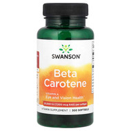 <img alt="Swanson Vitamins, Beta Carotene, 25,000 IU (7,500 mcg RAE), 300 Softgels" title="Swanson Vitamins, Beta Carotene, 25,000 IU (7,500 mcg RAE), 300 Softgels,087614010083"