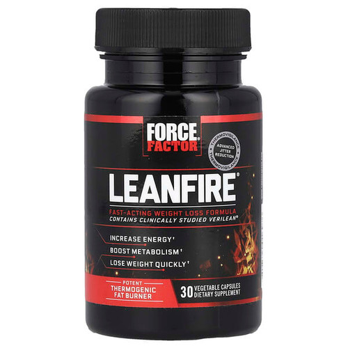<img alt="Force Factor, LeanFire, 30 Vegetable Capsules" title="Force Factor, LeanFire, 30 Vegetable Capsules,818594016976"