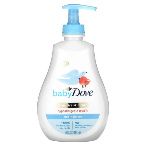 <img alt="Dove, Baby, Hypoallergenic Wash, Rich Moisture, 13 fl oz (384 ml)" title="Dove, Baby, Hypoallergenic Wash, Rich Moisture, 13 fl oz (384 ml),011111638525"