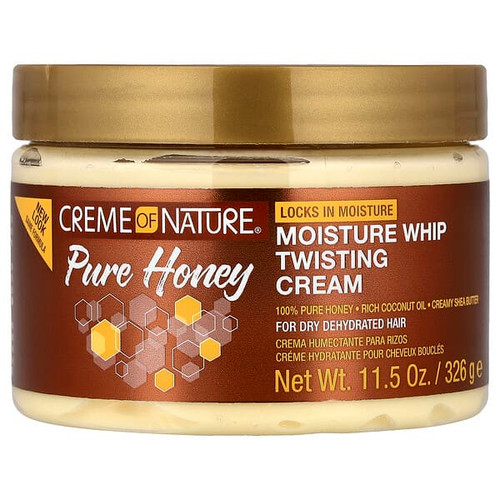 <img alt="Creme Of Nature, Moisture Whip Twisting Cream, 100% Pure Honey, 11.5 oz (326 g)" title="Creme Of Nature, Moisture Whip Twisting Cream, 100% Pure Honey, 11.5 oz (326 g),075724428072"