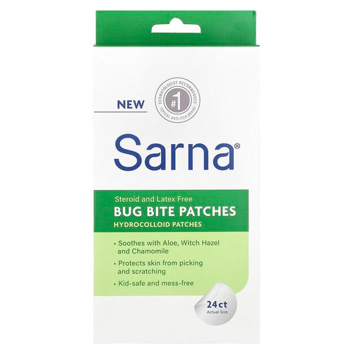<img alt="Sarna, Bug Bite Patches, 24 Count" title="Sarna, Bug Bite Patches, 24 Count,303160270246"