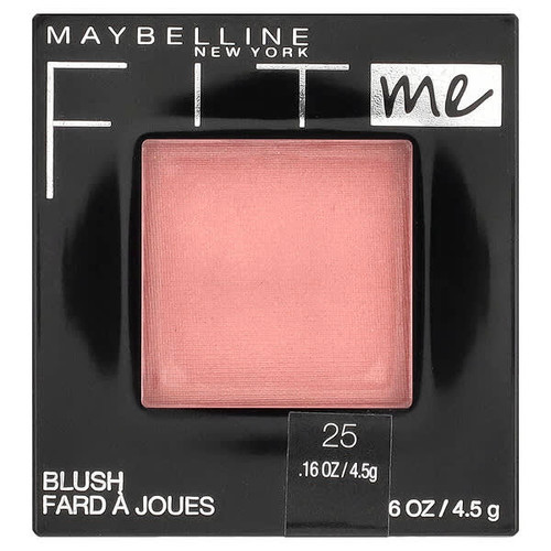 <img alt="Maybelline, Fit Me, Blush, 25 Pink, 0.16 oz (4.5 g)" title="Maybelline, Fit Me, Blush, 25 Pink, 0.16 oz (4.5 g),041554503104"
