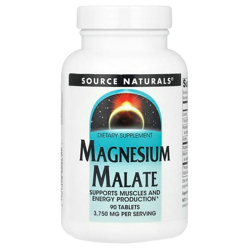 <img alt="Source Naturals, Magnesium Malate, 90 Tablets" title="Source Naturals, Magnesium Malate, 90 Tablets,021078002611"