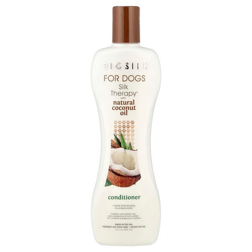 <img alt="Biosilk, Silk Therapy with Natural Coconut Oil Conditioner, For Dogs, 12 fl oz (355 ml)" title="Biosilk, Silk Therapy with Natural Coconut Oil Conditioner, For Dogs, 12 fl oz (355 ml),742797869087"