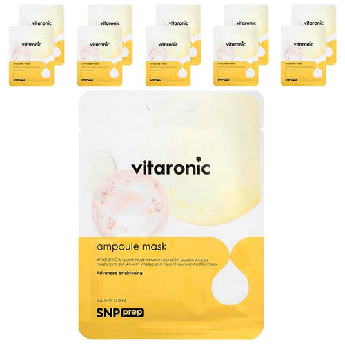 <img alt="SNP, Vitaronic, Ampoule Beauty Sheet Mask, 10 Sheets, 0.84 fl oz (25 ml) Each" title="SNP, Vitaronic, Ampoule Beauty Sheet Mask, 10 Sheets, 0.84 fl oz (25 ml) Each,8809550641631"