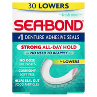 <img alt="SeaBond, Denture Adhesive Seals, Fresh Mint, 30 Lowers" title="SeaBond, Denture Adhesive Seals, Fresh Mint, 30 Lowers,011509065087"