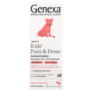 <img alt="Genexa, Kids Pain & Fever, Ages 2-11, Organic Cherry, 4 fl oz (118 ml)" title="Genexa, Kids Pain & Fever, Ages 2-11, Organic Cherry, 4 fl oz (118 ml),850015736490"