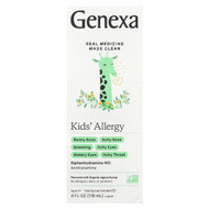 <img alt="Genexa, Kids Allergy, Ages 6+, Organic Agave, 4 fl oz (118 ml)" title="Genexa, Kids Allergy, Ages 6+, Organic Agave, 4 fl oz (118 ml),850015736001"