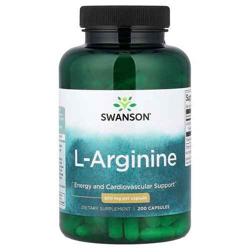 <img alt="Swanson Vitamins, L-Arginine, 500 mg, 200 Capsules" title="Swanson Vitamins, L-Arginine, 500 mg, 200 Capsules,087614019352"