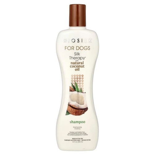 <img alt="Biosilk, Silky Therapy with Natural Coconut Oil Shampoo, For Dogs, 12 fl oz (355 ml)" title="Biosilk, Silky Therapy with Natural Coconut Oil Shampoo, For Dogs, 12 fl oz (355 ml),742797869070"