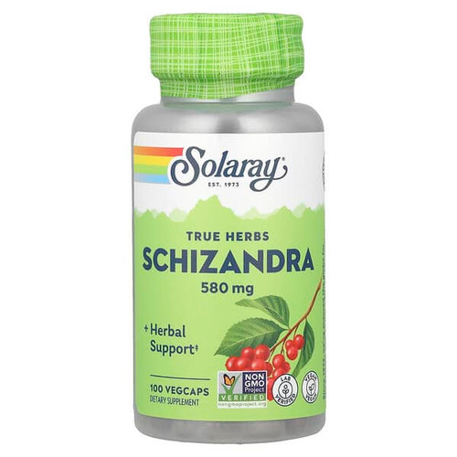 <img alt="Solaray, True Herbs, Schizandra, 580 mg, 100 VegCaps" title="Solaray, True Herbs, Schizandra, 580 mg, 100 VegCaps,076280015553"