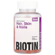 <img alt="T-RQ, Adult Gummy, Hair, Skin & Nails, Strawberry, 60 Gummies" title="T-RQ, Adult Gummy, Hair, Skin & Nails, Strawberry, 60 Gummies,835776001100"