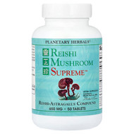 <img alt="Planetary Herbals, Reishi Mushroom Supreme, 50 Tablets" title="Planetary Herbals, Reishi Mushroom Supreme, 50 Tablets,021078101239"