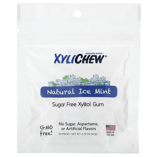 <img alt="XyliDENT, Xylichew, Natural ice Mint, 50 Pieces, 2.29 oz (65 g)" title="XyliDENT, Xylichew, Natural ice Mint, 50 Pieces, 2.29 oz (65 g),851844005566"