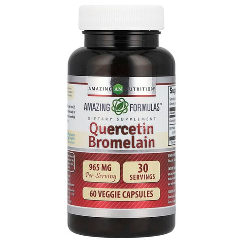 <img alt="Amazing Nutrition, Quercetin Bromelain, 60 Veggie Capsules" title="Amazing Nutrition, Quercetin Bromelain, 60 Veggie Capsules,810180027205"