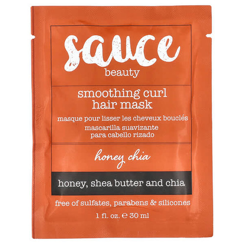 <img alt="3 PACK of Sauce Beauty, Smothing Curl Hair Mask, Honey Chia, 1 fl oz (30 ml)" title="3 PACK of Sauce Beauty, Smothing Curl Hair Mask, Honey Chia, 1 fl oz (30 ml),856883008141"