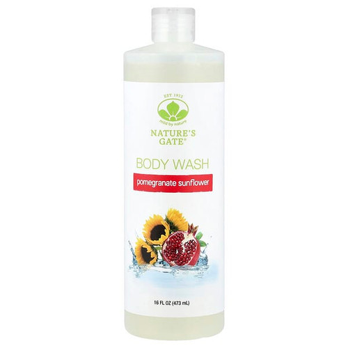 <img alt="Mild By Nature, (Natures Gate), Pomegranate Sunflower Body Wash, 16 fl oz (473 ml)" title="Mild By Nature, (Natures Gate), Pomegranate Sunflower Body Wash, 16 fl oz (473 ml),898220022564"