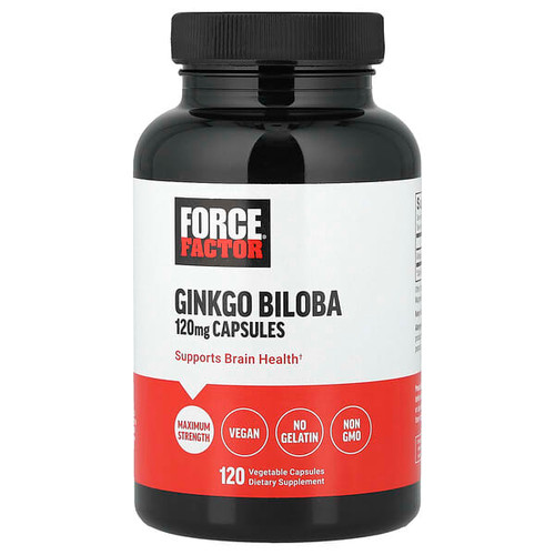 <img alt="Force Factor, Ginkgo Biloba, 120 mg, 120 Vegetable Capsules" title="Force Factor, Ginkgo Biloba, 120 mg, 120 Vegetable Capsules,810126661098"