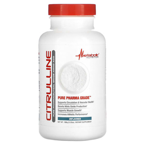 <img alt="Metabolic Nutrition, Citrulline, Unflavored, 3.52 oz (100 g)" title="Metabolic Nutrition, Citrulline, Unflavored, 3.52 oz (100 g),764779112011"