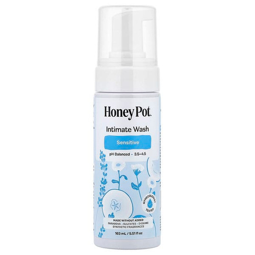 <img alt="The Honey Pot Company, Intimate Wash, Sensitive, 5.51 fl oz (163 ml)" title="The Honey Pot Company, Intimate Wash, Sensitive, 5.51 fl oz (163 ml),850021589417"
