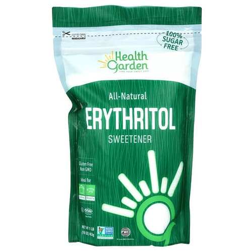 <img alt="Health Garden, All-Natural Erythritol Sweetener, 1 lb (453 g)" title="Health Garden, All-Natural Erythritol Sweetener, 1 lb (453 g),857722006021"