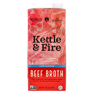 <img alt="Kettle & Fire, Beef Broth, Low Sodium, 32 oz (907 g)" title="Kettle & Fire, Beef Broth, Low Sodium, 32 oz (907 g),851702007169"