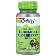 <img alt="Solaray, True Herbs, Echinacea Elderberry, 100 VegCaps" title="Solaray, True Herbs, Echinacea Elderberry, 100 VegCaps,076280124446"