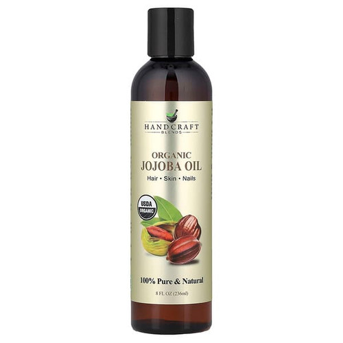 <img alt="Handcraft Blends, Organic Jojoba Oil, 8 fl oz (236 ml)" title="Handcraft Blends, Organic Jojoba Oil, 8 fl oz (236 ml),850026097870"