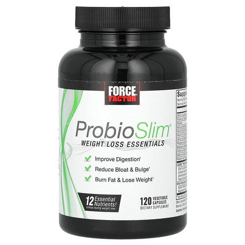 <img alt="Force Factor, ProbioSlim, Weight Loss Essentials, 120 Vegetable Capsules" title="Force Factor, ProbioSlim, Weight Loss Essentials, 120 Vegetable Capsules,818594014781"