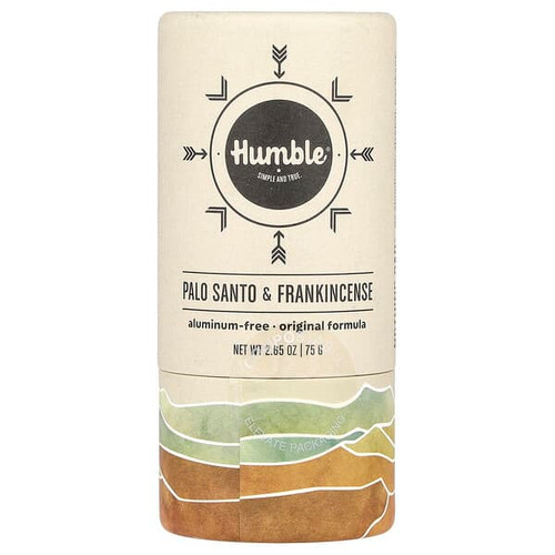 <img alt="Humble Brands, Aluminum-Free Deodorant, Palo Santo & Frankincense, 2.65 oz (75 g)" title="Humble Brands, Aluminum-Free Deodorant, Palo Santo & Frankincense, 2.65 oz (75 g),810074860062"