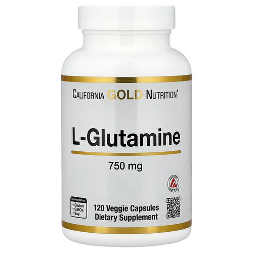 <img alt="California Gold Nutrition, L-Glutamine, 750 mg, 120 Veggie Capsules" title="California Gold Nutrition, L-Glutamine, 750 mg, 120 Veggie Capsules,898220024810"