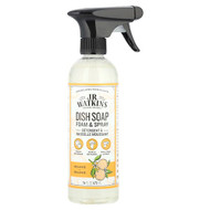 <img alt="J R Watkins, Dish Soap Foam & Spray, Orange, 16 fl oz (473 ml)" title="J R Watkins, Dish Soap Foam & Spray, Orange, 16 fl oz (473 ml),856365008577"