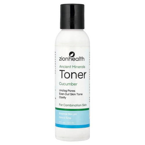 <img alt="Zion Health, Ancient Minerals, Toner, Cucumber, 4 fl oz (120 ml)" title="Zion Health, Ancient Minerals, Toner, Cucumber, 4 fl oz (120 ml),093141102764"