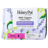 <img alt="The Honey Pot Company, Organic Calming Herbal Infusion, Pads with Wings, Regular, 20 Count" title="The Honey Pot Company, Organic Calming Herbal Infusion, Pads with Wings, Regular, 20 Count,810132230448"