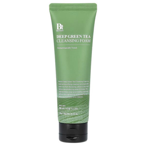 <img alt="Benton, Deep Green Tea Cleansing Foam, 4.23 oz (120 g)" title="Benton, Deep Green Tea Cleansing Foam, 4.23 oz (120 g),8809566990846"