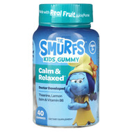 <img alt="The Smurfs, Kids Gummy, Calm & Relaxed, Ages 3+, , Smurf Berry, 40 Gummies" title="The Smurfs, Kids Gummy, Calm & Relaxed, Ages 3+, , Smurf Berry, 40 Gummies,850045641108"