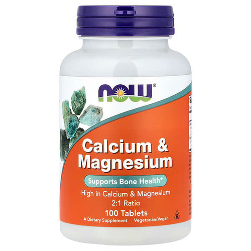 <img alt="Now Foods, Calcium & Magnesium, 100 Tablets" title="Now Foods, Calcium & Magnesium, 100 Tablets,733739012708"