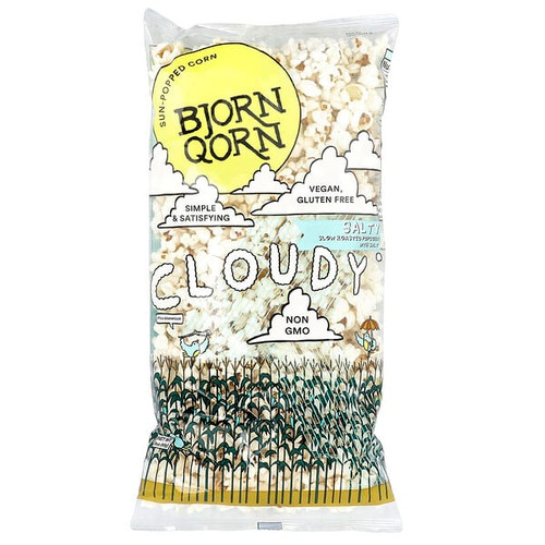 <img alt="BjornQorn, Sun-Popped Corn, Cloudy Salty, 3 oz (85 g)" title="BjornQorn, Sun-Popped Corn, Cloudy Salty, 3 oz (85 g),862211000152"
